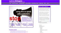 Desktop Screenshot of customerdialogues.com